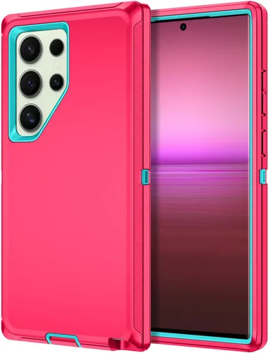 Miniatura 26 de I-HONVA para Samsung Galaxy S21 FE 5G, Funda Resistente a Golpes, Polvo y Caídas de 3 Capas, Protección Completa del Cuerpo