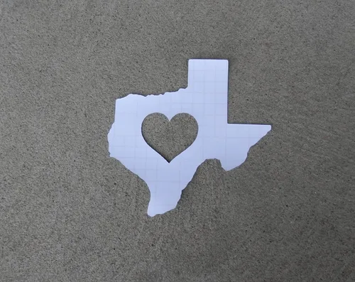 Miniatura 3 de I LOVE TEXAS HEART ~ Glow In The Dark Vinyl Waterproof Decal Sticker ~ SELECT A SIZE! ~ for Car Truck SUV Vehicle Dorm Bedroom Laptop Case Cover