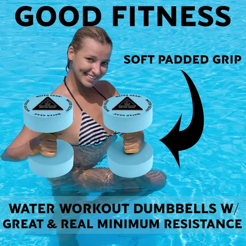 Miniatura 3 de Water Gear Campanas de resistencia - Fitness acuático y ejercicio de piscina - Entrenamiento intenso sin estrés adicional - Fácil