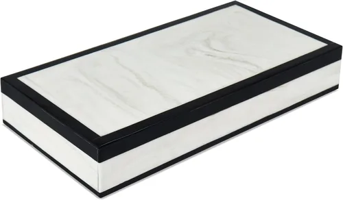 Miniatura 8 de Handicrafts Home Caja de recuerdo decorativa de 8 x 5 – Pequeña caja organizadora con tapa, almacenamiento decorativo Boho, caja de memoria retro
