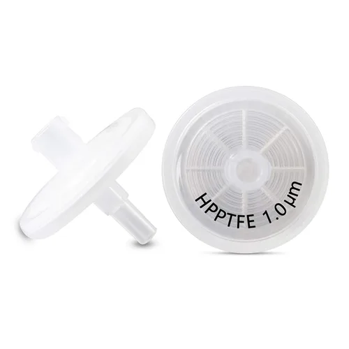 Miniatura 8 de Biotechnology - Filtros de jeringa de 0.512 in de diámetro, 1,0 μm, tamaño de poro con membrana hidrófila de PTFE para filtración de laboratorio