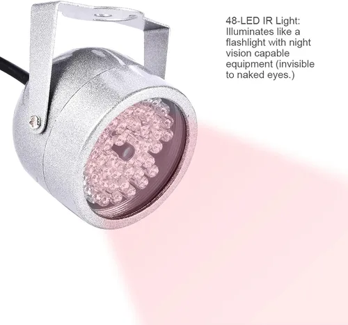 Miniatura 3 de Luces de inundación infrarrojos infrarrojos del CCTV de la visión nocturna infrarroja del IR 48 LED IR luces de inundación para la cámara CCTV