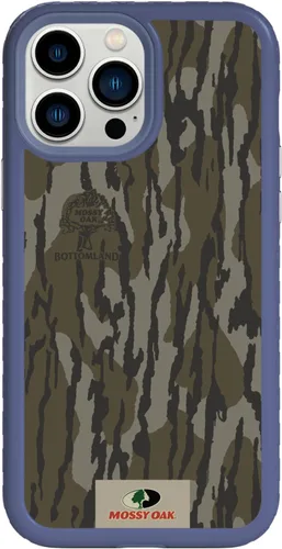 Miniatura 24 de cellhelmet Mossy Oak Agua Yellowfin Funda de doble capa en gris diseñada para iPhone 13 Mini a prueba de golpes y caídas, duradera, como se ve