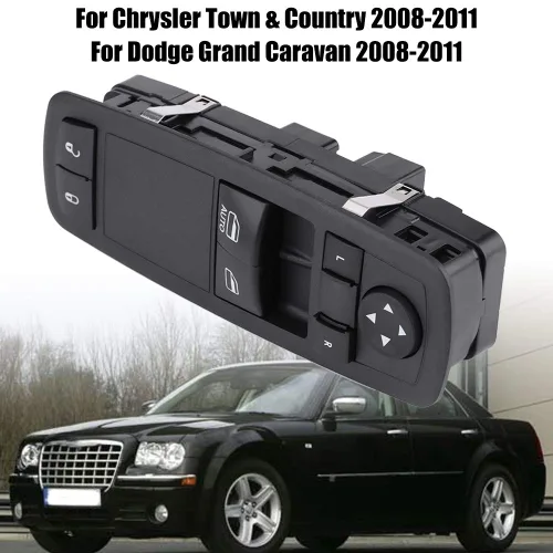 Miniatura 3 de Control de interruptor de ventana de coche, Control de interruptor de ventana eléctrica delantera izquierda para Chrysler Town & Country