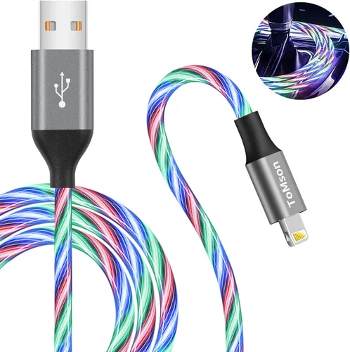 Miniatura 9 de Cable de carga para iPhone, cable Lightning de 3 pies con certificación MFi de Apple, cable de carga rápida USB de alta velocidad, cable