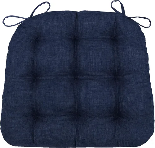 Miniatura 26 de Barnett Home Decor Cojines de Silla de Mimbre para Interiores y Exteriores - Azul Boutique Floral Tamaño Grande para Silla de Patio 19 x 19