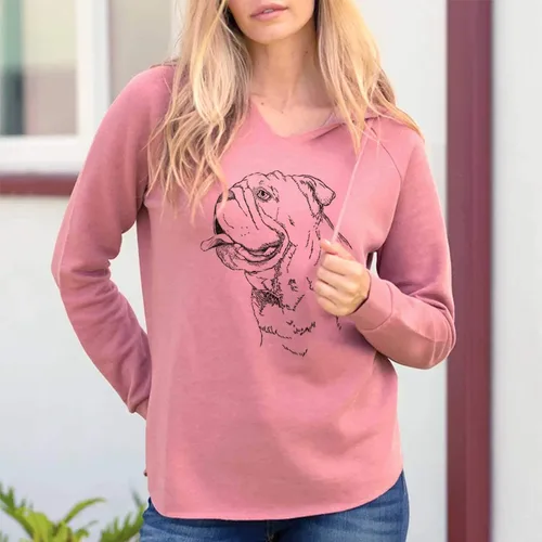 Miniatura 3 de Inkopious Pitbull Profile - Sudadera Cali Wave con capucha para mujer