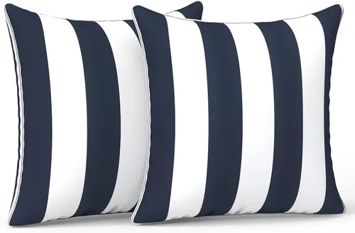 Miniatura 96 de LVTXIII Juego de 2 almohadas lumbares para patio, 12 x 20 pulgadas, resistentes a la decoloración, para exteriores con interiores, cojines lumbares