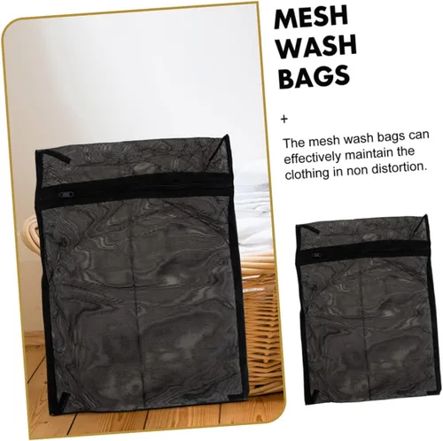Miniatura 6 de CHILDWEET Bolsas de malla para lavandería, paquete de 8 con cremallera para lavado delicado y organizador de almacenamiento de viaje para brasieres