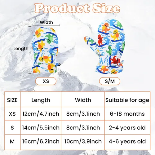 Miniatura 29 de Guantes de nieve para hombre y mujer, impermeables, para invierno, cálidos, para esquí, snowboard, guantes para mujer