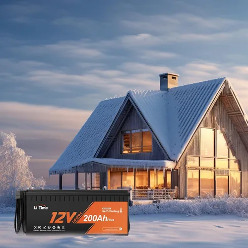 Miniatura 9 de Litime 12V 200Ah Plus Batería de litio LiFePO4, autocalentamiento y baja temperatura, 2560Wh de energía, BMS de 200A incorporada, más de 4000 ciclos