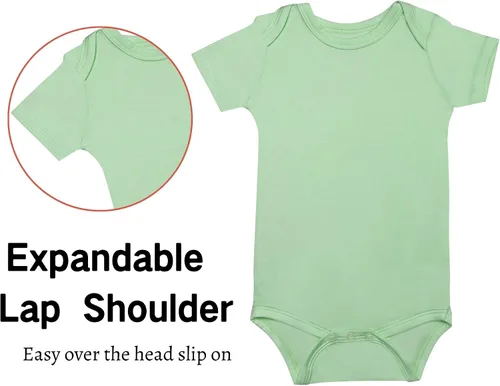 Miniatura 19 de GUISBY Body de manga corta para bebé, rayón de verano, recién nacido, niños y niñas, 0-24 meses