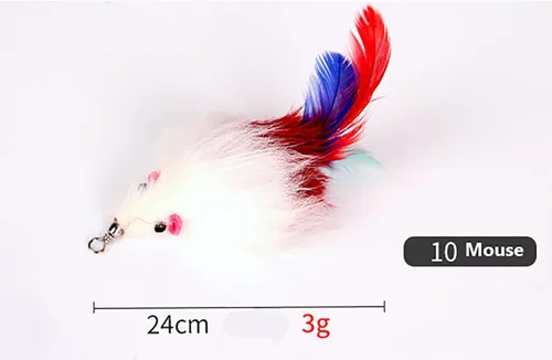 Miniatura 2 de Paquete variado de 2 juguetes para gatos, juguetes interactivos para gatos, juguetes para gatitos, los mejores juguetes para gatos para ejercicio
