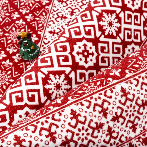 Miniatura 9 de Alfombra de Área Navideña 2x3 pies Copo de Nieve Rojo Tapete Decorativo Navideño para Entrada Cocina Lavable Antideslizante Suave Pelo Bajo Alfombra