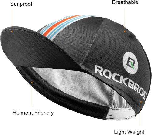 Miniatura 2 de ROCKBROS Gorra de ciclismo para hombre, transpirable, a prueba de sol