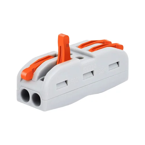 Miniatura 17 de Nineleaf Conectores de cable de palanca, conectores compactos de empalme de alambre en línea, terminales eléctricos modulares reutilizables 1 en 1