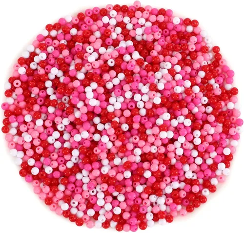 Miniatura 9 de 1200 piezas de cuentas redondas doradas espaciadoras lisas con forma de bola sueltas para pulseras, 4 mm, 6 mm, 8 mm