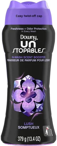 Miniatura 18 de Downy Unstopables - Perlas potenciadoras de aroma para lavar la ropa, frescas, 18.2 onzas