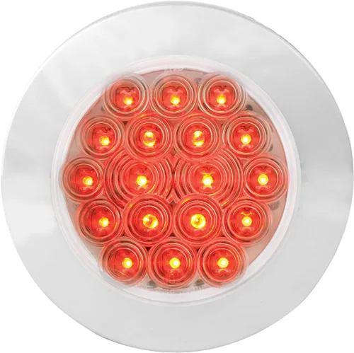 Miniatura 15 de GG Grand General 75870 Luz LED ámbar/ámbar (4" flota 18 brida montaje con bisel, 3 clavijas)