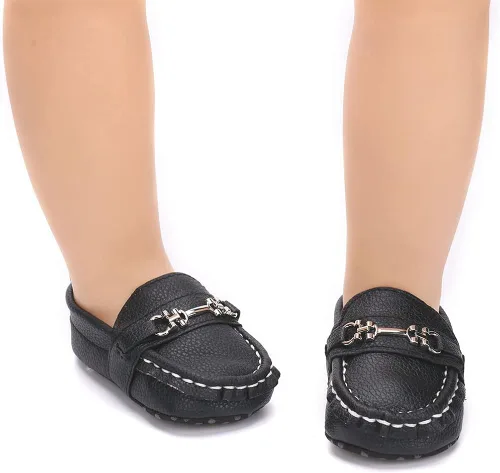 Miniatura 3 de LONSOEN Mocasines para bebés y niñas y niños mocasines para cuna Mocasín