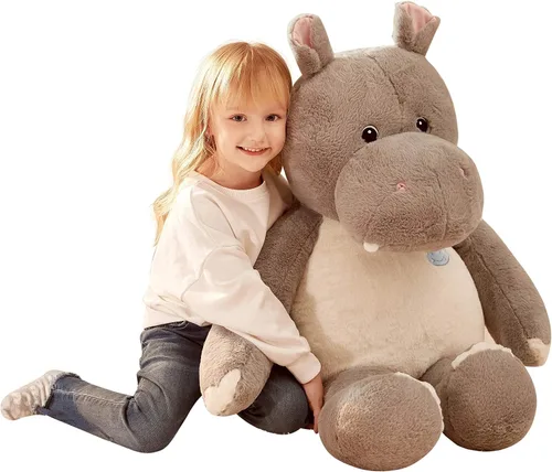 Miniatura 10 de IKASA Juguete de peluche de cerdo gigante, juguetes grandes de 30 pulgadas, regalos para niños, niñas, niños, novia y niños