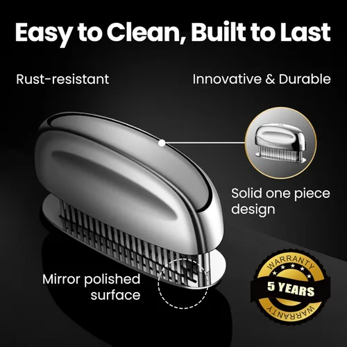 Miniatura 4 de Herramienta ablandadora de carne con cuchillas de punta ultra afiladas 100% de acero inoxidable - Utensilios de cocina resistentes - Herramienta