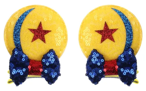 Miniatura 17 de CLGIFT Diadema para el pelo, Minnie Ears para bebé/niño pequeño, diadema flexible, lentejuelas en ambos lados, lilo, niñas