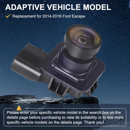 Miniatura 2 de Cámara de respaldo de visión trasera para Ford Escape 2014 2015 2016, cámara de respaldo de visión nocturna a color ultra gran angular de 150°