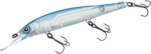 Miniatura 13 de YO-ZURI 3DB Jerkbait Deep 4.331 in Suspend Type Bass Señuelo Sábalo de purpurina perla mate