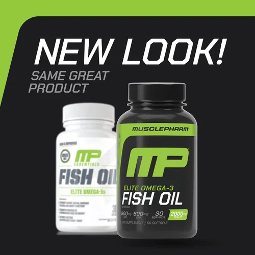 Miniatura 4 de MusclePharm Essentials - Aceite de pescado Elite Omega 3, apoya las articulaciones, el rendimiento muscular y la recuperación, salud cerebral