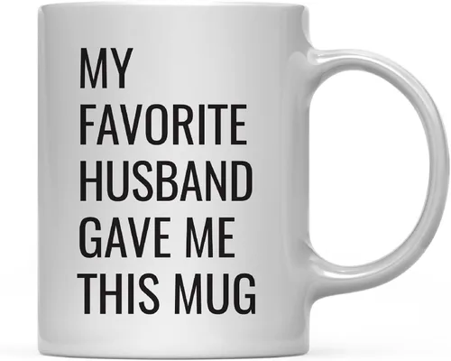 Miniatura 40 de Andaz Press Taza de café divertida de 11 onzas, regalo de broma, My Favorite Aunt Gave Me This Cup, 1 paquete, sobrino sobrino, cumpleaños, Navidad