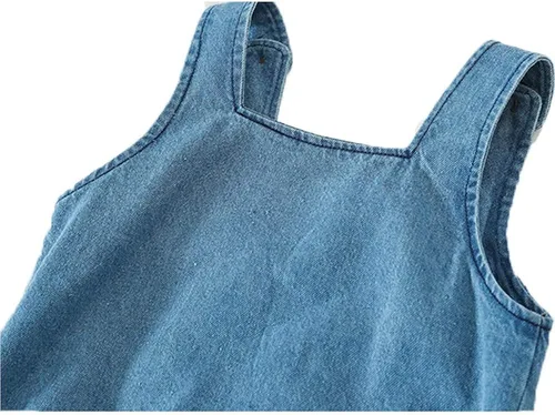 Miniatura 5 de YJ Back Home Baby Girl Jean Onesies Denim Body Ropa