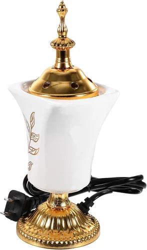 Miniatura 9 de Zerodeko Quemador de incienso enchufable Oud Quemador de resina de incienso Bakhoor Quemador eléctrico de incienso árabe Soporte de incienso
