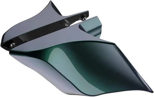 Miniatura 57 de Advanblack Barracuda - Cubiertas laterales estiradas plateadas (brillantes), paneles extendidos para Harley Touring Street Glide Road Glide Electra