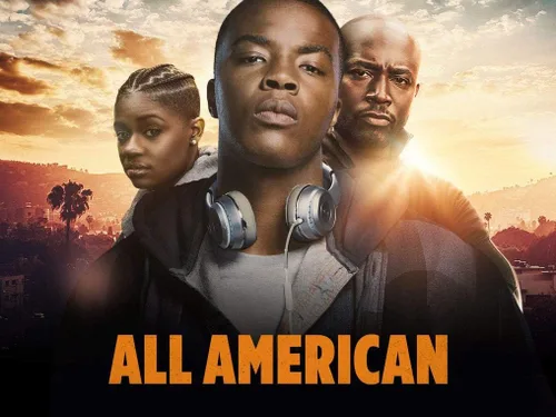 All American Season 2 - Póster de seda de 32 x 24 pulgadas, papel tapiz de TV drama, decoración de pared, impresiones de seda para el hogar y la