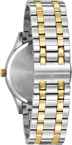 Miniatura 3 de Bulova Reloj clásico de acero inoxidable para hombre con diamantes y fecha de día