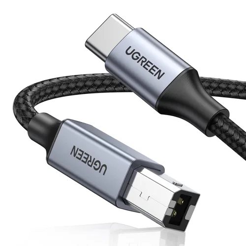 Miniatura 14 de UGREEN Cable de impresora USB C de 3 pies, cable USB B a C de nailon para MacBook Pro/Air, cable MIDI compatible con teclado MIDI, DAC, controlador