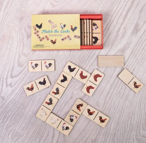 Miniatura 5 de Boxer Gifts Match The Cocks - Juego de dominó novedoso Divertido regalo de Papá Noel grosero secreto para sus piezas de madera
