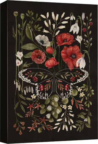 Miniatura 54 de SIGNFORD Lienzo impreso para pared, acuarela, floral, retro, abstracto, naturaleza, desierto, ilustraciones florales botánicas, arte moderno