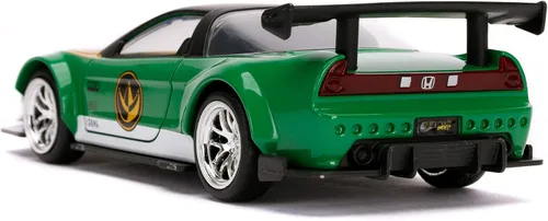 Miniatura 4 de Jada Toys Power Rangers 1:32 Green Ranger 2002 Honda NSX Type-R - Coches fundidos a presión, juguetes para niños y adultos