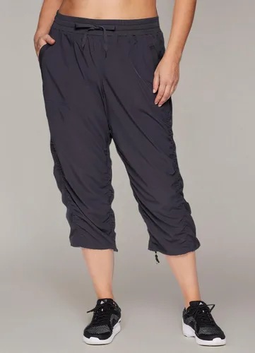 Miniatura 11 de RBX Pantalón capri tejido ligero con cordón para mujer, talla grande
