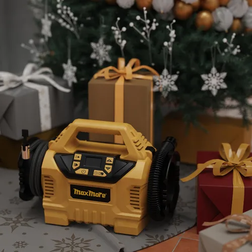 Miniatura 9 de MaxMore Inflador/desinflador portátil de neumáticos compatible con batería DeWalt 20V (solo herramienta), bomba de compresor de aire inalámbrica