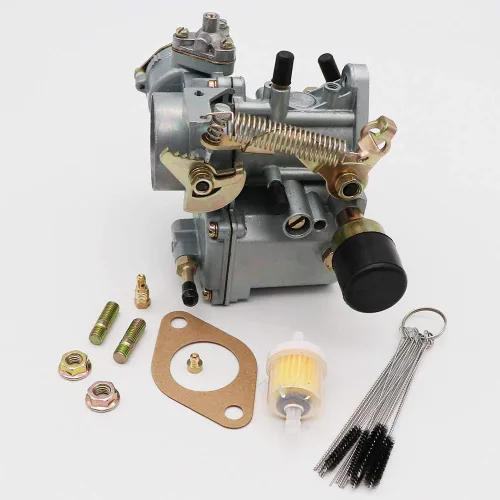 Miniatura 9 de KIPA Carburador para VW Beetles, Super Beetles, 1971-1979, motor de doble puerto, 1600 cc, 12 V, estrangulador eléctrico 34 PICT-3 Volkswagen Bug