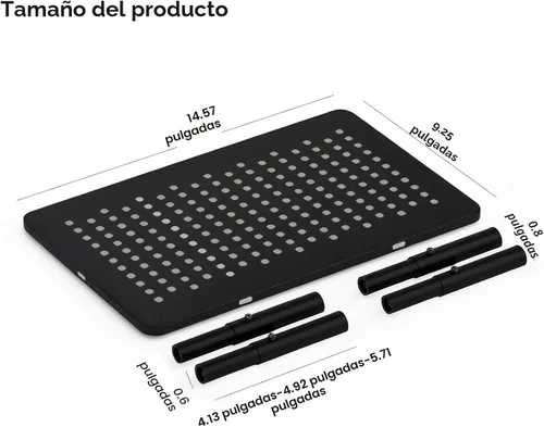 Miniatura 4 de Soporte ajustable para comederos automáticos para gatos, soporte elevado antideslizante para gatos y cachorros, se adapta a la mayoría de comederos