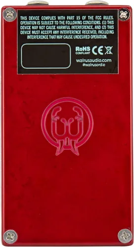 Miniatura 3 de Walrus Audio Eras Distorsión de Cinco Estados Rojo
