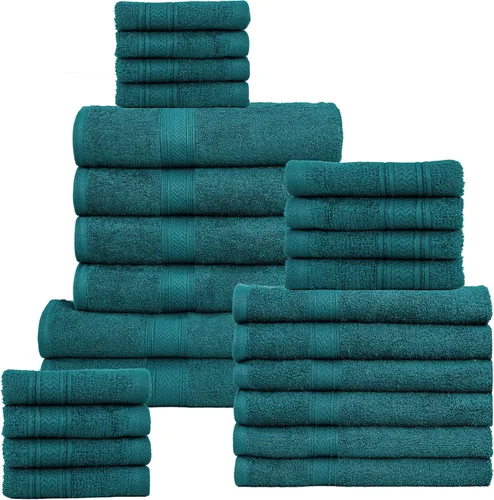 Miniatura 38 de HILLFAIR 600 GSM- 40 x 80 pulgadas- 100% algodón juego de 2 toallas de baño XXL extragrandes- suaves altamente absorbentes toallas de baño jumbo