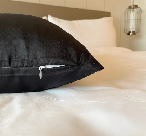 Miniatura 6 de Fundas de almohada suaves 100% algodón con cremallera, fundas de almohada acogedoras y ligeras, protector de almohada de fácil cuidado, juego de 2