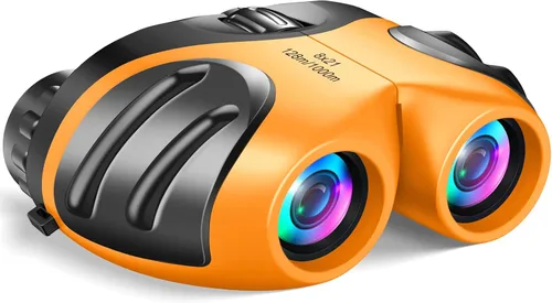 Miniatura 10 de LET'S GO! Binoculares para niños, prismáticos compactos de alta resolución a prueba de golpes