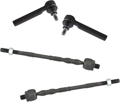 Miniatura 180 de TRQ Juego de barras de acoplamiento delanteras interiores y exteriores de 4 piezas compatible con Jeep Cherokee 1991-2001 y Comanche 91-92