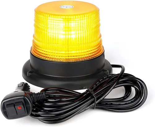 Miniatura 8 de Xprite Luz LED de baliza, luces estroboscópicas para carretilla elevadora con base magnética para vehículos de construcción, remolque, patrulla